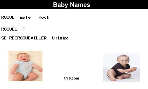roque baby names